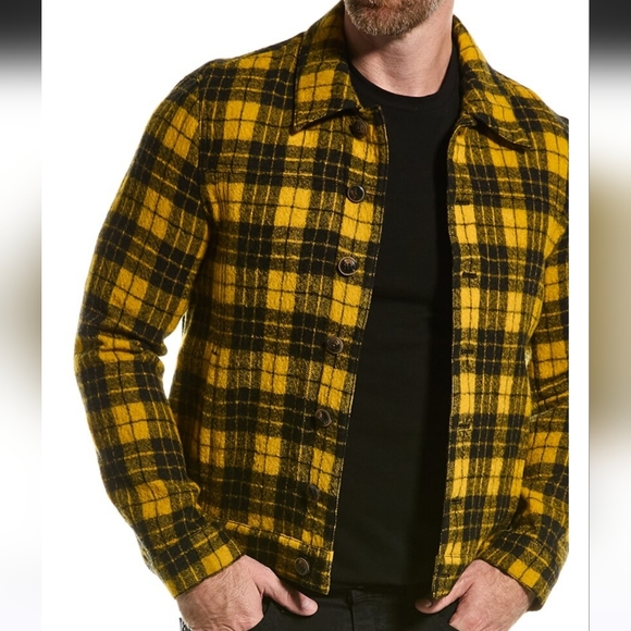 John Varvatos Other - John Varvatos| Button-Down Wool-Blend Shirt Jacket | Mens Size EU 48 (US S/M)